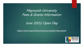 Maynooth University Fees & Grants Information for 2022