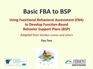Basic FBA to BSP