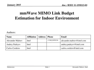Estimation for Indoor Environment