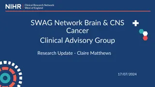 SWAG Network Brain & CNS Cancer Research Update