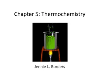 Thermochemistry and Energy Transformations