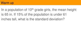 Analyzing Heights and Alcohol Levels