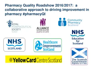 Pharmacy Quality Roadshow 2016/2017: Driving Improvement in Pharmacy