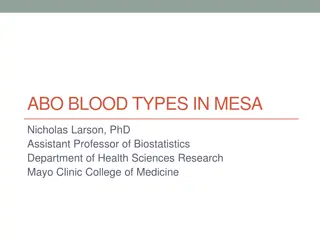 ABO Blood Types and Cardiovascular Health Exploration