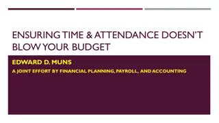 Managing Time and Attendance Costs effectively