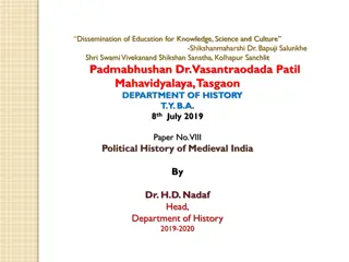 Political History of Medieval India - Alauddin Khilji