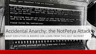 Lessons from NotPetya Attack: Executive Insights