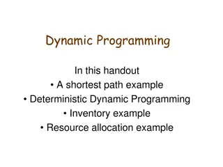 Dynamic Programming