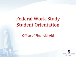 Federal Work-Study Student Orientation