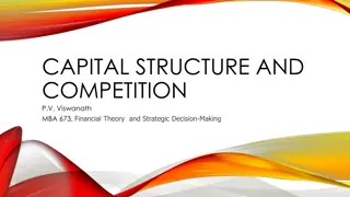CAPITAL STRUCTURE AND COMPETITION