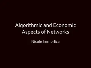Algorithmic and Economic Aspects of Networks by Nicole Immorlica