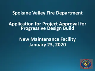 Spokane Valley Fire Department Project Application for New Maintenance Facility