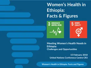 Women's Health in Ethiopia: Challenges and Opportunities