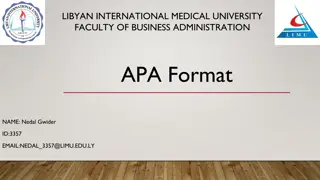 Overview of APA Format in Modern Research