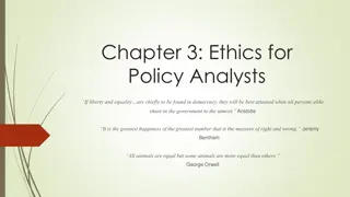 Ethics for Policy Analysts: Liberty, Equality, and Rights