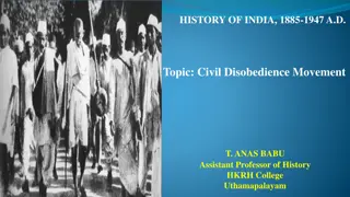 Civil Disobedience Movement in India: Causes, Dandi March, and Spread