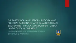 Fast Track Land Reform Program & Urban Boundaries in Zimbabwe