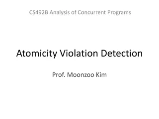 Atomicity Violation Detection