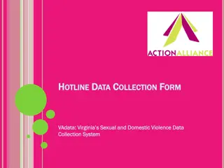 Sexual and Domestic Violence Data Collection System