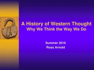 Evolution of Western Philosophical Thinking