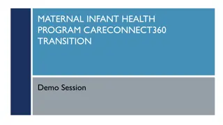 Maternal Infant Health Program CareConnect360 Transition Overview