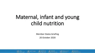 Maternal and Infant Nutrition Briefing at Member States