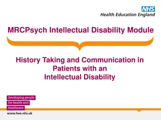 MRCPsych Intellectual Disability Module