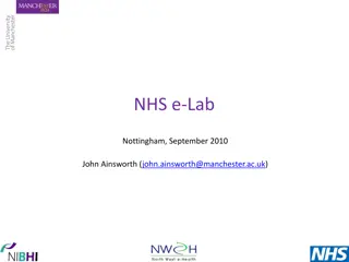 NHS e-Lab Information Governance and Data Management