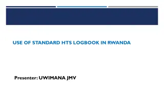 Standard HTS Logbook in Rwanda