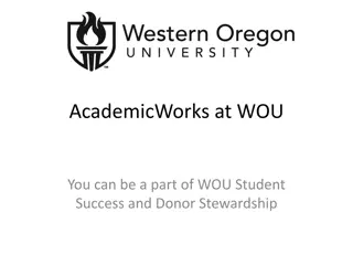 Supporting WOU Student Success and Faculty Engagement