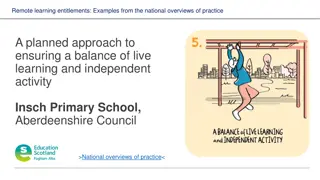 Remote Learning Entitlements: Examples from National Practice