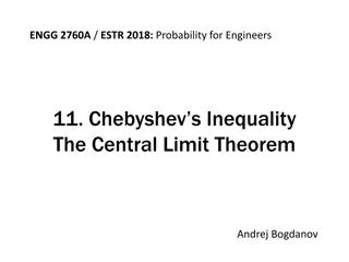 Probability for Engineers: Chebyshev's Inequality & Central Limit Theorem