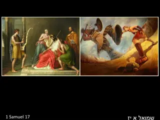 Introduction of Characters and Events in 1 Samuel 17 Narrative