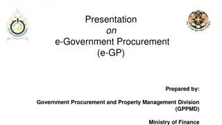 e-Government Procurement: Modules, Timeline, and Implementation Challenges