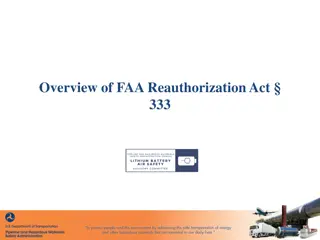 Overview of FAA Reauthorization Act
