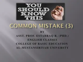 Commonly Confused Words and Phrases in Sentences