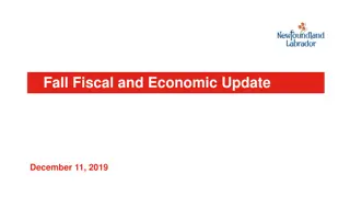 Fall Fiscal and Economic Update 2019