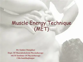 Muscle Energy Technique (MET) for Therapeutic Musculoskeletal Treatment