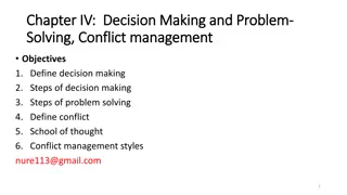 Decision Making and Problem Solving: Key Steps and Strategies