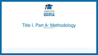 Methods for Title I-A Funds Allocation