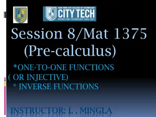 One-to-One Functions