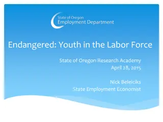 Endangered Youth in Labor Force State of Oregon Research Academy