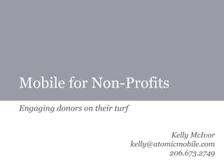 Engaging Donors with Mobile Strategies for Non-Profits