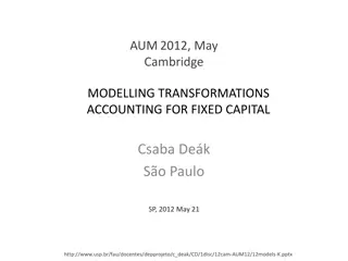 Modelling Transformations in Economics: Obsolescence and Technical Change