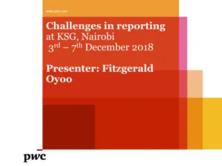 Challenges in Reporting at KSG Nairobi: Insights and Solutions