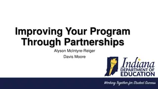Improving Your Program Through Partnerships Essentials