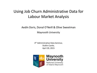 Analyzing Wages and Job Churn Data in Irish Labour Market