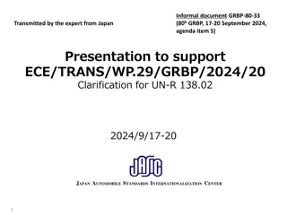 Proposal for R138.02 Amendment Clarification