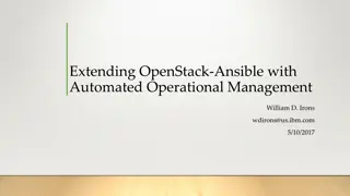 Extending OpenStack-Ansible with Automated Operational Management