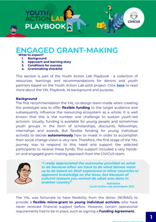 Enhancing Grant-Making Process